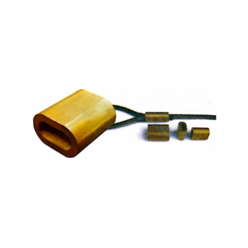 Ferrules đồng hình bầu dục của Đức để uốn và chấm dứt dây cáp